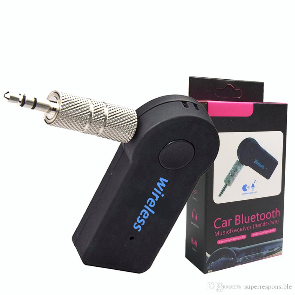 Airfrex Adaptador Bluetooth de coche para audio de coche, receptor  inalámbrico Bluetooth Kit de coche para altavoz estéreo del hogar,  adaptador