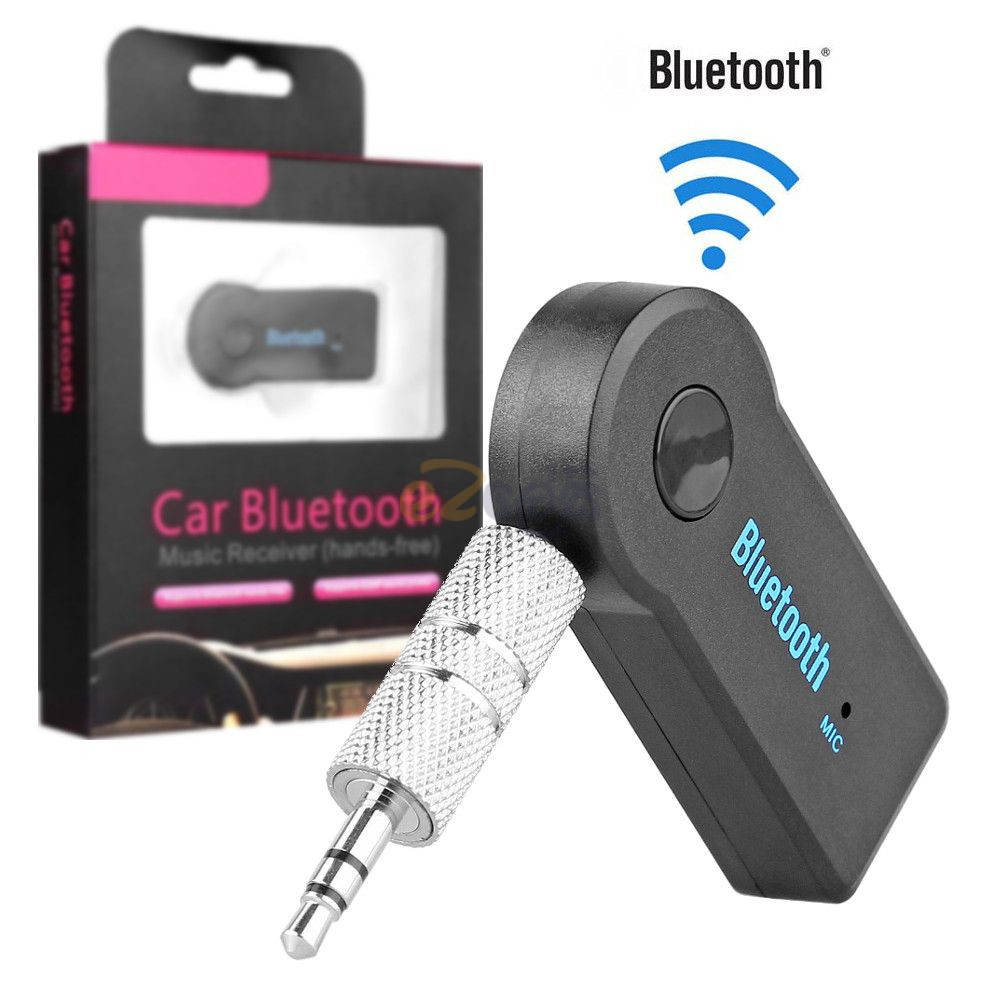 Airfrex Adaptador Bluetooth de coche para audio de coche, receptor  inalámbrico Bluetooth Kit de coche para altavoz estéreo del hogar,  adaptador