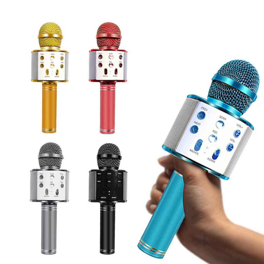 Micrófono inalámbrico bluetooth Karaoke con parlante USB » MYM Ventas