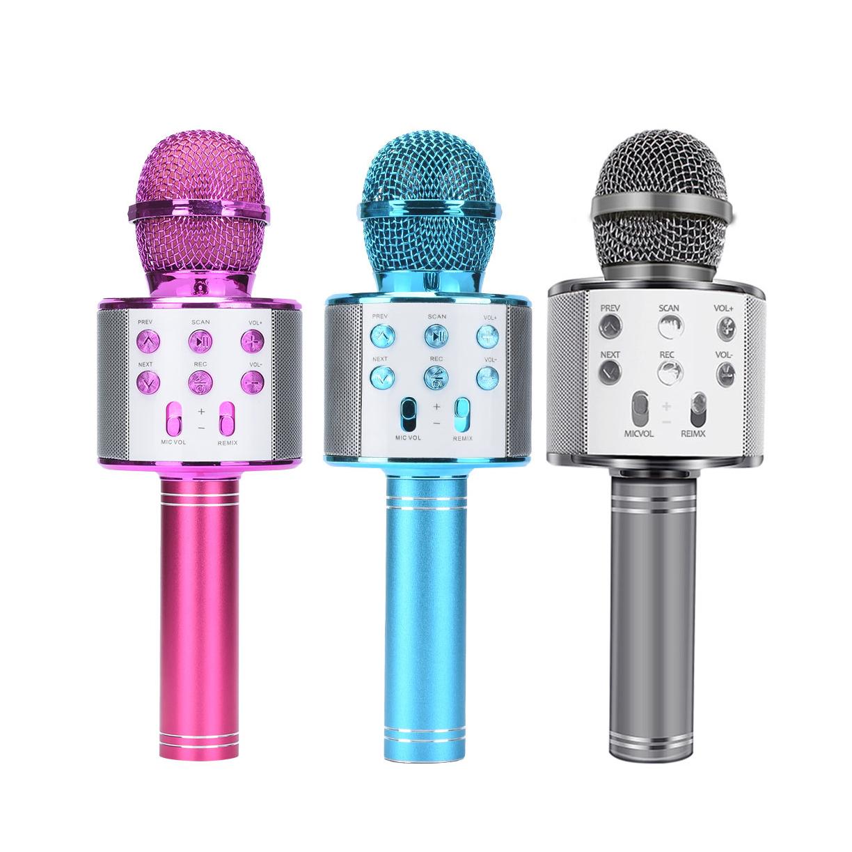Micrófono Inalámbrico Karaoke Con Parlante Bluetooth