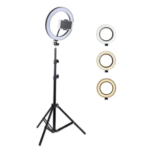 ARO DE LUZ DE 26CM CON TRIPODE