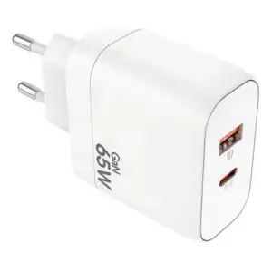 FICHA 65W PUERTO USB + USB-C