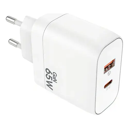 FICHA 65W PUERTO USB + USB-C