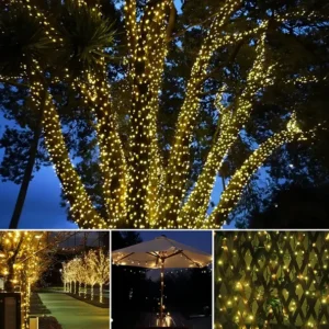 GUÍA GUIRNALDA LUCES JARDIN 100 LEDS 12MT